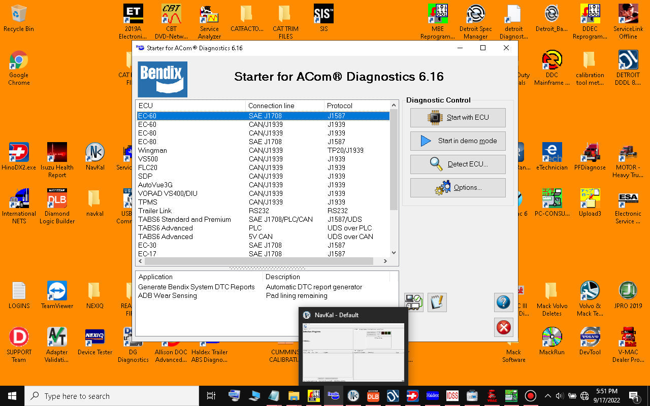 Diesel Diagnostic Toughbook Laptop Scanner Tool - CF-30 | 256 SSD drive | WIN 10 | Genuine Noregon DLA 2.0