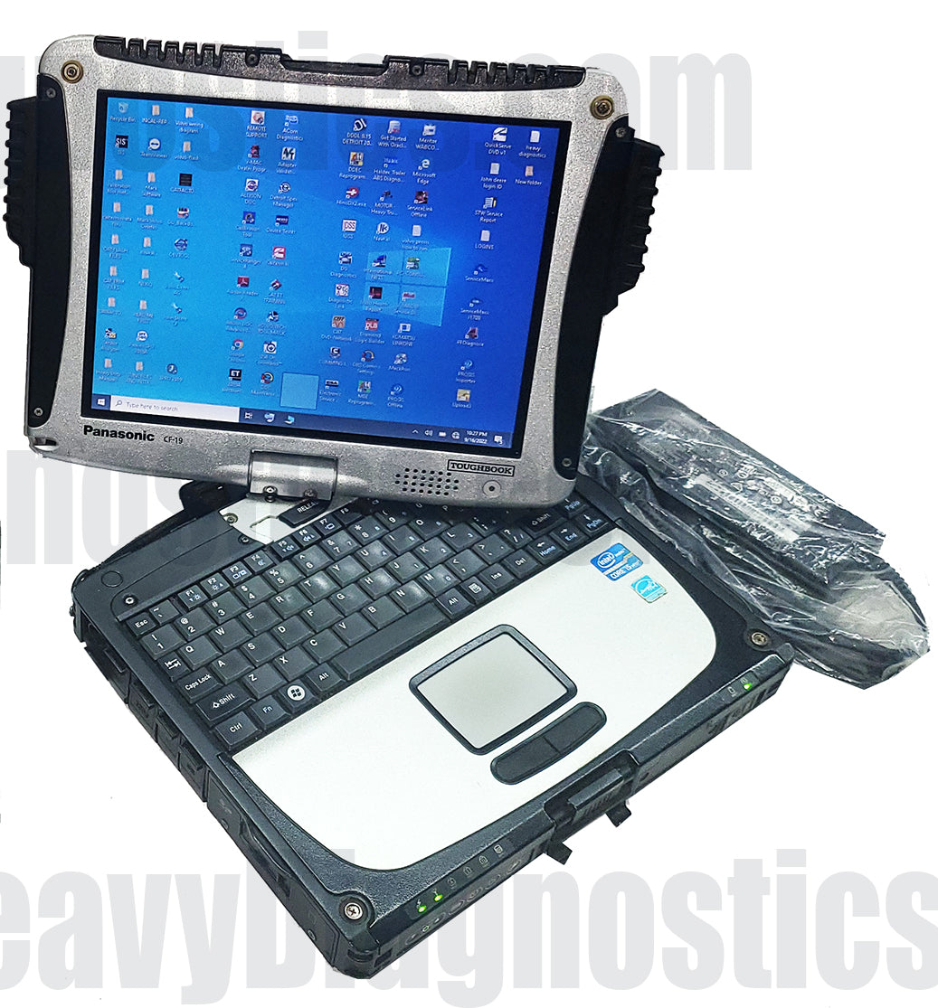 2023 Diesel Diagnostic Toughbook Laptop Scanner Tool - CF-19 i5 | 1TP SSD drive | WIN 10 | Genuine Noregon DLA 2.0