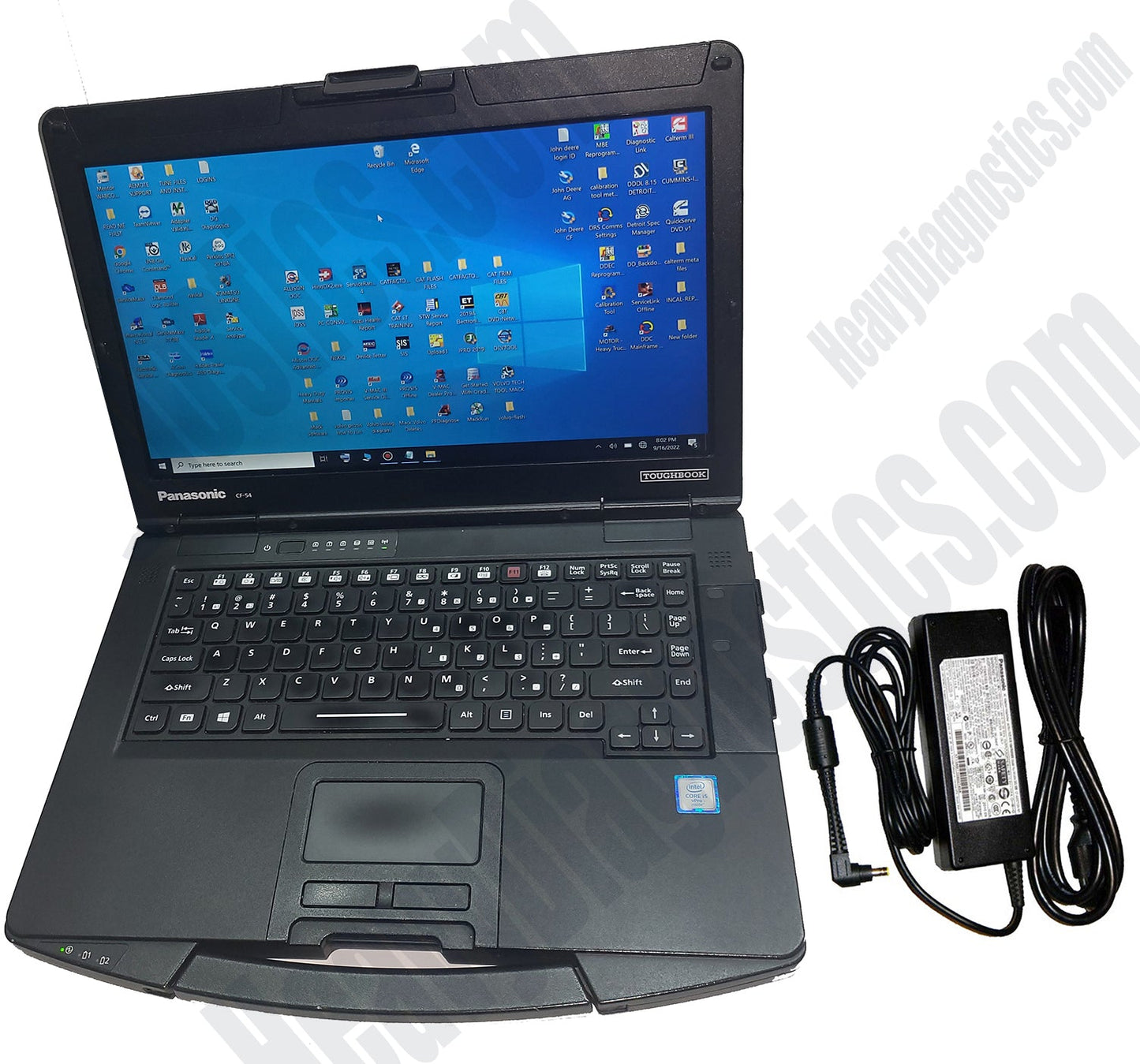 2023 Diesel Diagnostic Toughbook Laptop Scanner Tool - CF-54 i5 | 1TP SSD drive | WIN 10 |