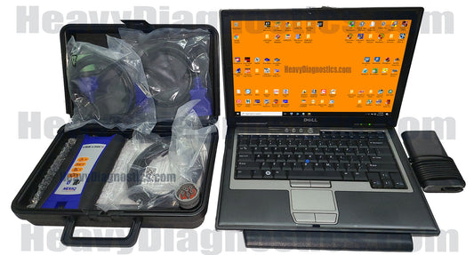 Diesel Diagnostic Laptop Scanner Tool - Dell Latitude | 256GB SSD | Intel | Genuine Nexiq USB Link 2