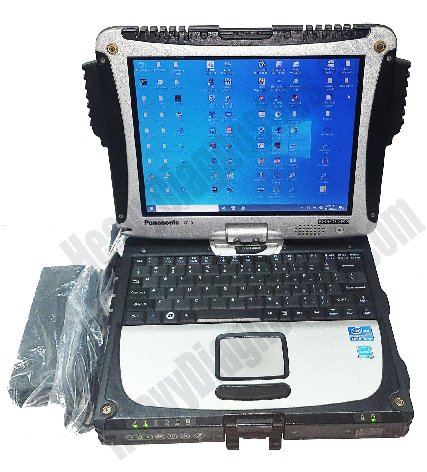 2023 Diesel Diagnostic Toughbook Laptop Scanner Tool - CF-19 i5 | 1TP SSD drive | WIN 10 | Genuine Noregon DLA 2.0