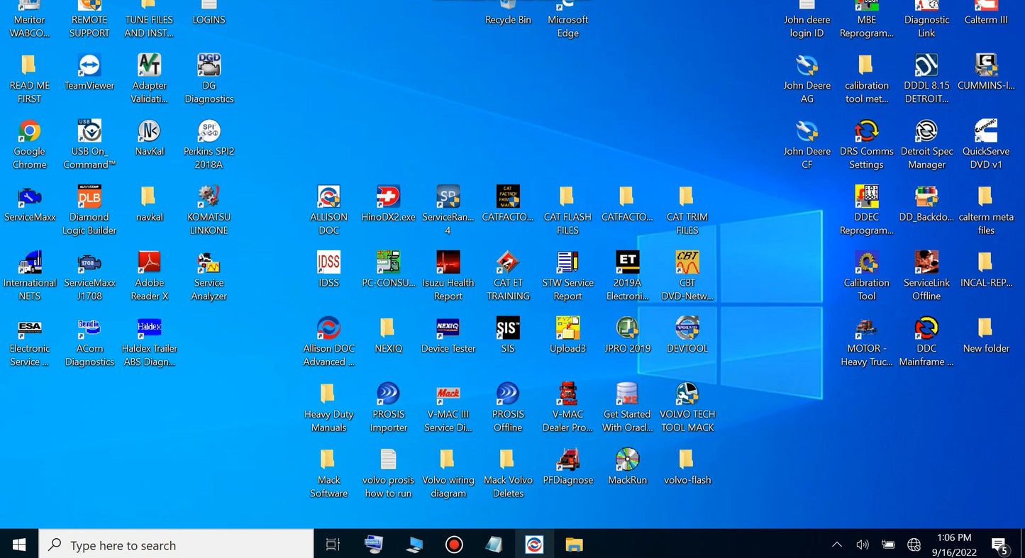 2023 Diesel Diagnostic Toughbook Laptop Scanner Tool - CF-19 i5 | 1TP SSD drive | WIN 10 | Genuine Noregon DLA 2.0